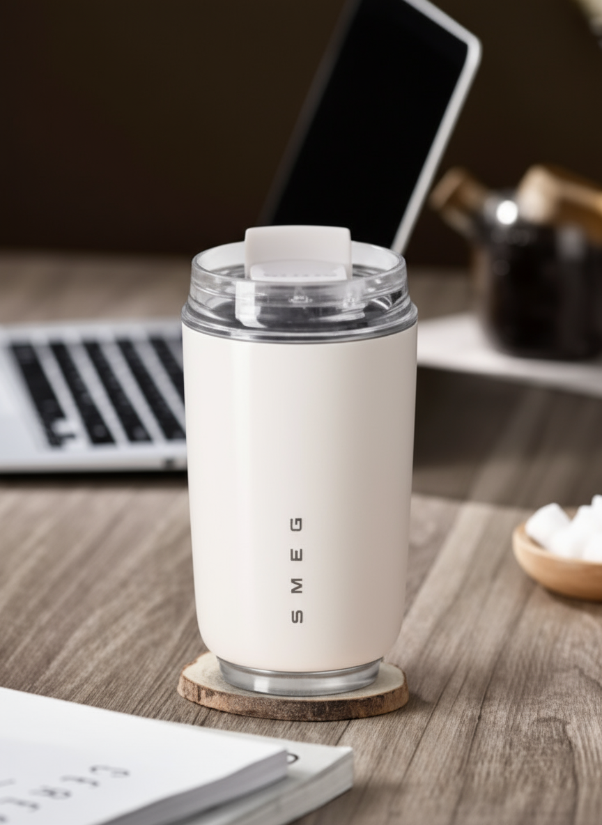 Version améliorée du gobelet avec support téléphone